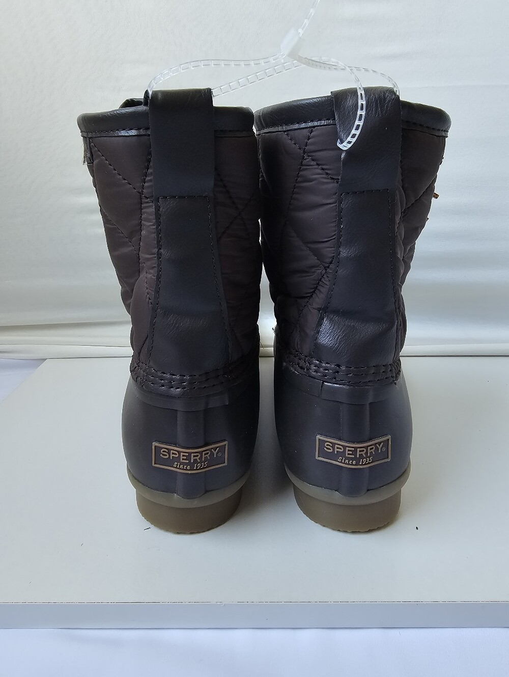 Sperry Top-Sider Men's Duck Boots Brown Quilted NWOT - Size 11 & 12 - Picture 12 of 16